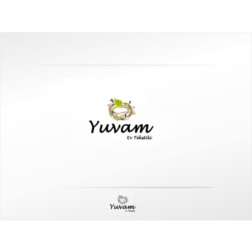  Ev Tekstili  Logo Tasarımı yarışmasına tasarımcı MustafaGuven tarafından sunulan  tasarım 