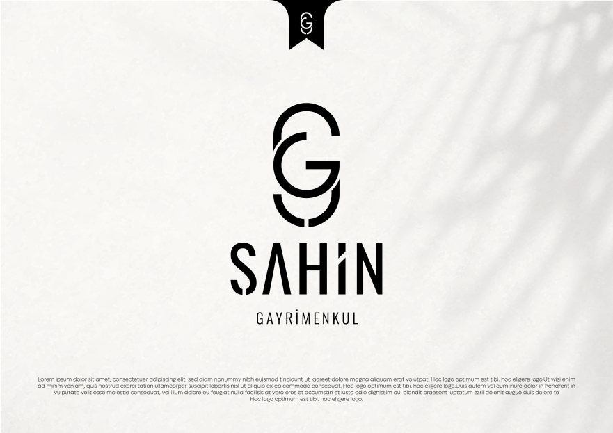 Şahin Gayrimenkul Logo + Kurumsal Kimlik yarışmasına tasarımcı fatihnobile tarafından sunulan  tasarım 