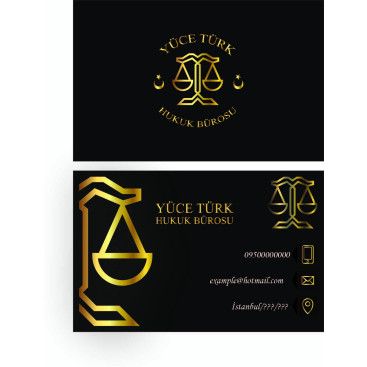 avukatlık ofisine logo ve kart tasarlama yarışmasına tasarımcı Designer Mert tarafından sunulan  tasarım 