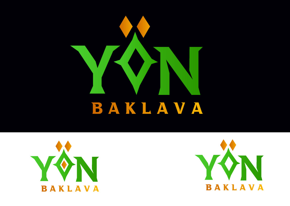 Tasarlayan 2N1K-Yön Baklava şirketimiz için sade ve şık