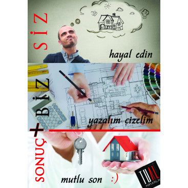 TUAL MİMARLIK - AFİŞ TASARIMI  yarışmasına tasarımcı ycansaka tarafından sunulan  tasarım 