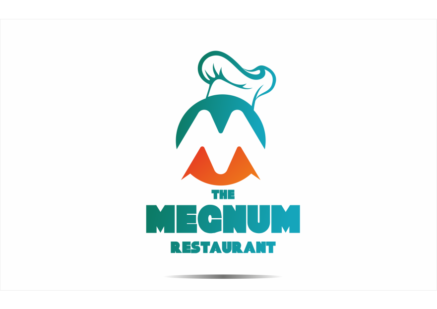 The Megnum Restoranı İçin Logo Tasarım. yarışmasına tasarımcı ErcanH tarafından sunulan  tasarım 