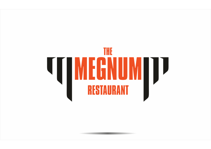 The Megnum Restoranı İçin Logo Tasarım. yarışmasına tasarımcı ErcanH tarafından sunulan  tasarım 