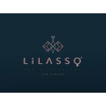 ''LİLASSO'' MARKASI İÇİN LOGO-KARTVİZİT yarışmasına tasarımcı gurkansever tarafından sunulan  tasarım