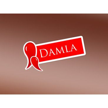 DAMLA Çikolata ve Şekerleme logo tasarım yarışmasına tasarımcı BakuCeyhan tarafından sunulan  tasarım 