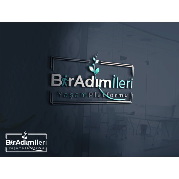 Bir Adım İleri Yaşam Platformu LOGO yarışmasına tasarımcı AMG Design tarafından sunulan  tasarım 