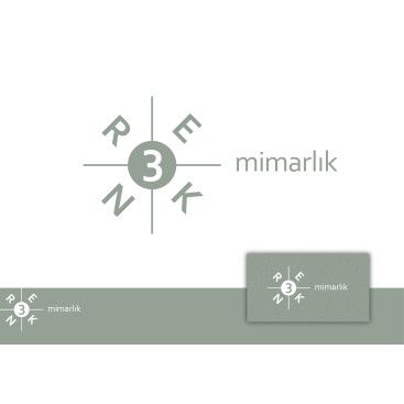 3 RENK MİMARLIK LOGO TASARIMI yarışmasına tasarımcı velvet tarafından sunulan  tasarım 