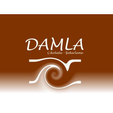 DAMLA Çikolata ve Şekerleme logo tasarım yarışmasına tasarımcı TeZCaN tarafından sunulan  tasarım 