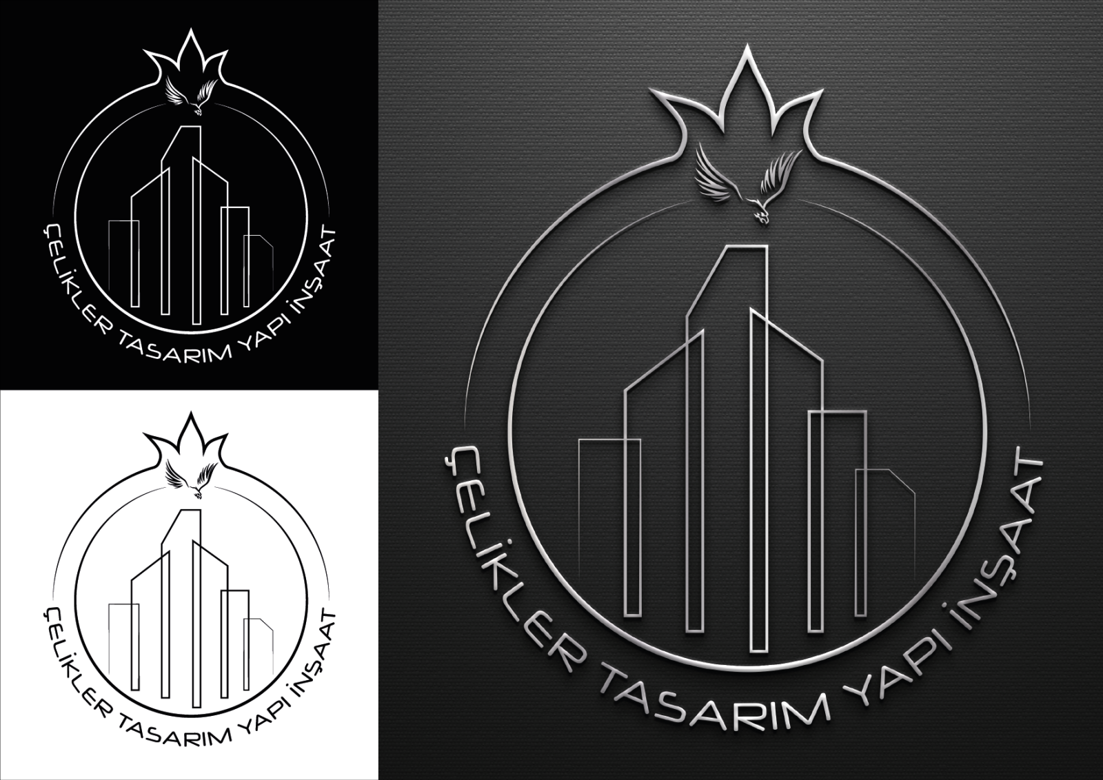 Tasarlayan Sirius Design House-ÇELİKLER TASARIM İNŞAAT Logo Tasarımı