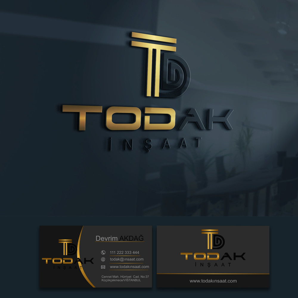 GÜÇLÜ VE ÖZGÜN FİRMA LOGOSU VE KARTVİZİT