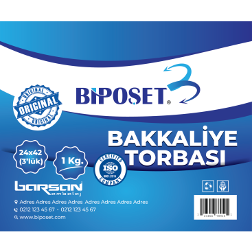 BAKKALİYE TORBASI  DIŞ AMBALAJ TASARIMI yarışmasına tasarımcı Oguzhanyz tarafından sunulan  tasarım 