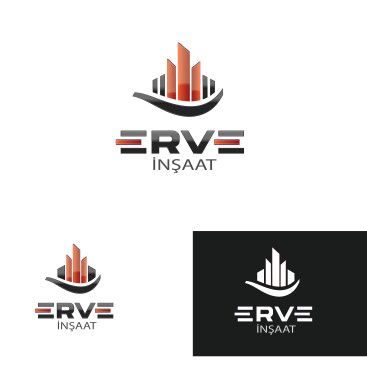 ERVE İnşaat İçin Logo+KurumsalKimlik yarışmasına tasarımcı tubanur tarafından sunulan  tasarım 