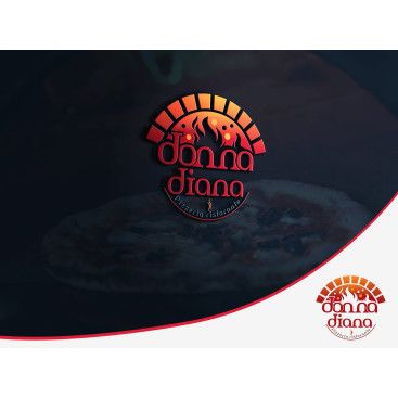 pizza restoranim icin logo tasarimi yarışmasına tasarımcı grfkismail tarafından sunulan  tasarım 