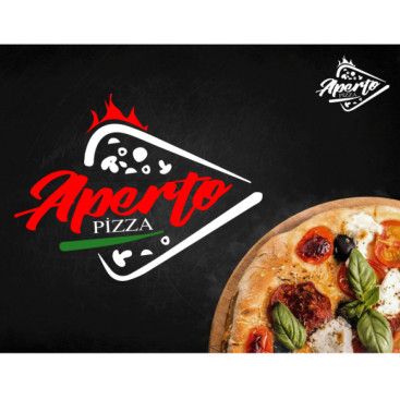APERTO PİZZA LOGOSUNU ARIYOR yarışmasına tasarımcı Chiwely tarafından sunulan  tasarım 