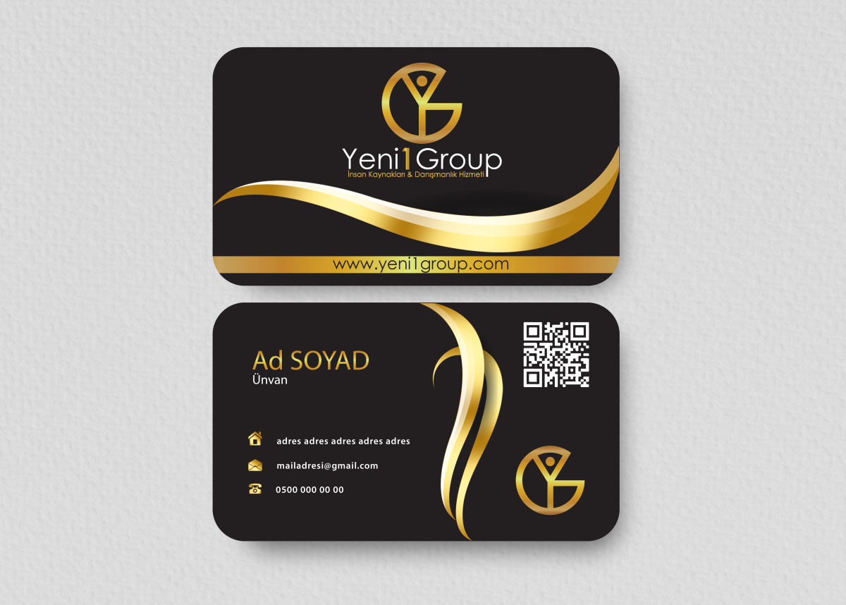 Tasarlayan A.yustas-İnsan kaynakları için logo ve kartvizit 