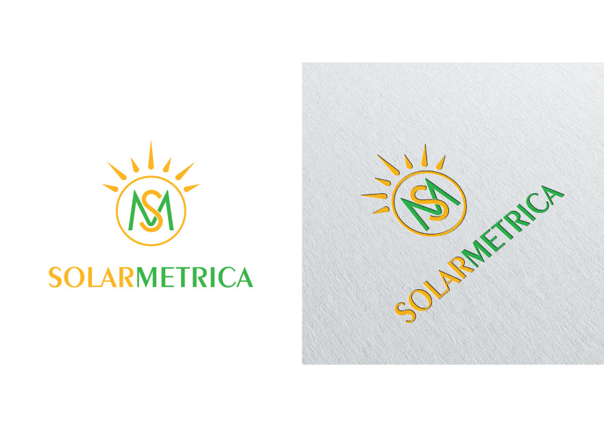 solarmetrica.com İçin Yenilikçi Logo yarışmasına tasarımcı seydanurblgn tarafından sunulan  tasarım 