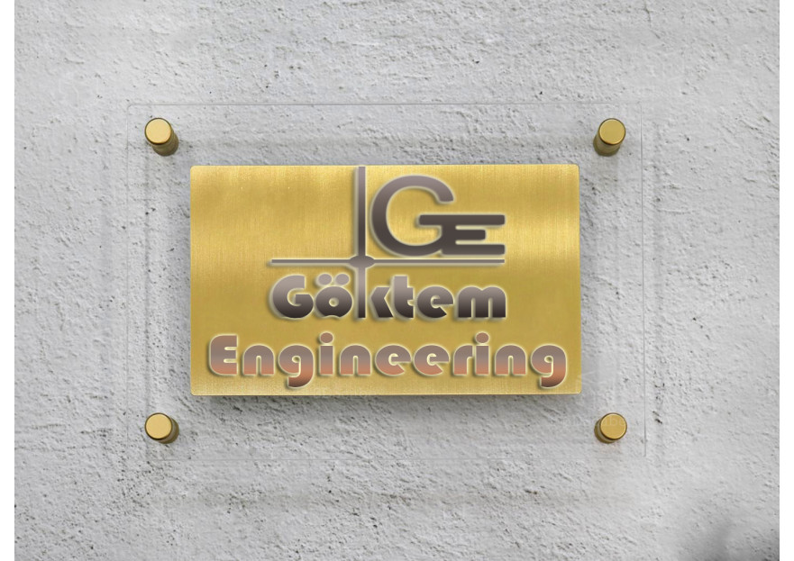 Mühendislik Firmamıza Logo Tasarımı yarışmasına tasarımcı Mübessa tarafından sunulan  tasarım 
