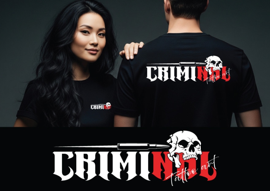 Dövme Stüdyomuza Logo yarışmasına tasarımcı merter tarafından sunulan  tasarım 