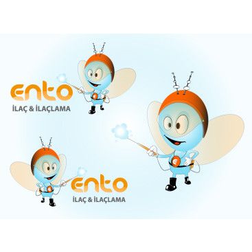 İlaçlama Firması İçin MASKOT yarışmasına tasarımcı nothing tarafından sunulan  tasarım 