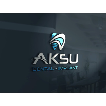 Aksu Dental İmplant Yeni Logosunu Arıyor yarışmasına tasarımcı Etrah™ tarafından sunulan  tasarım 