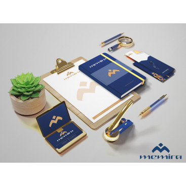 Memira Sigorta Kurumsal Kimlik Çalışması yarışmasına tasarımcı ALFA™ tarafından sunulan  tasarım 