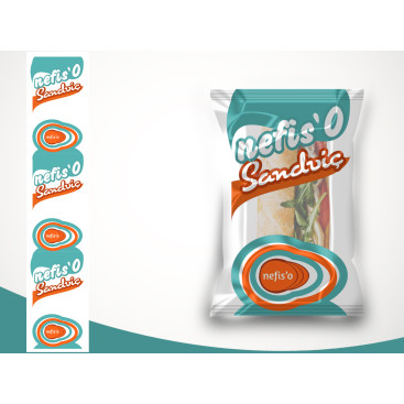 Nefis'o Paketlenmiş Sandviç yarışmasına tasarımcı grfkismail tarafından sunulan  tasarım 