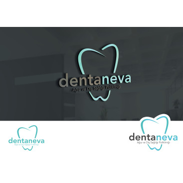 Diş kliniği için logo tasarımı yarışmasına tasarımcı esra.theboss tarafından sunulan  tasarım 