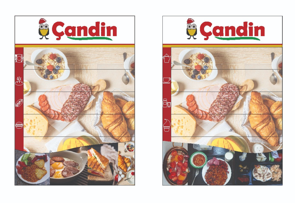 Tasarlayan gözlemci-Yemek Menu Brosur