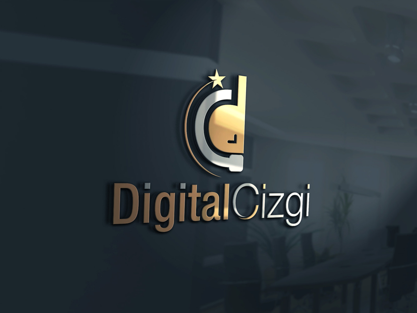 Tasarlayan Etrah™-Digital Çizgi Ajans Sitemiz İçin Logo.