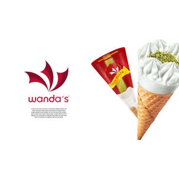 DONDURMA FİRMASI İÇİN ÖZGÜN LOGO TASARIM yarışmasına tasarımcı atifdabulundum tarafından sunulan  tasarım 