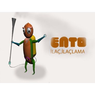 İlaçlama Firması İçin MASKOT yarışmasına tasarımcı tuncay tarafından sunulan  tasarım 