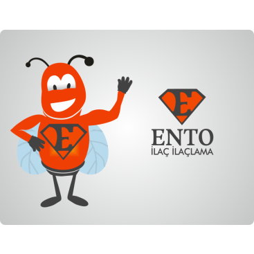 İlaçlama Firması İçin MASKOT yarışmasına tasarımcı aholkapo tarafından sunulan  tasarım 