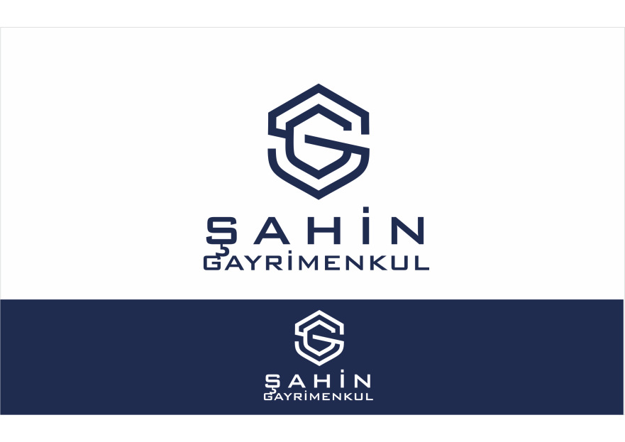 Şahin Gayrimenkul Logo + Kurumsal Kimlik yarışmasına tasarımcı ErcanH tarafından sunulan  tasarım 
