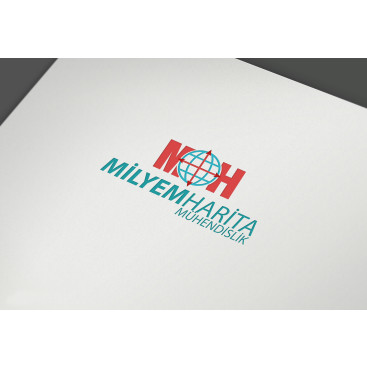 Harita Mühendislik Şirketi için LOGO yarışmasına tasarımcı BilalKoc tarafından sunulan  tasarım 