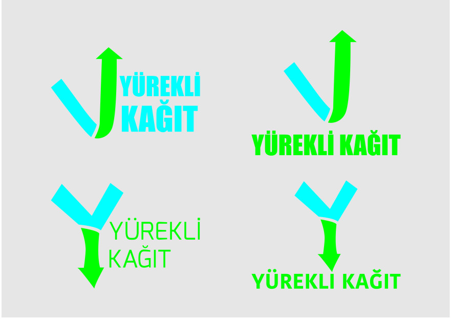 Yürekli Kağıt Yeni Logosunu Arıyor. yarışmasına tasarımcı Mdesign tarafından sunulan  tasarım 