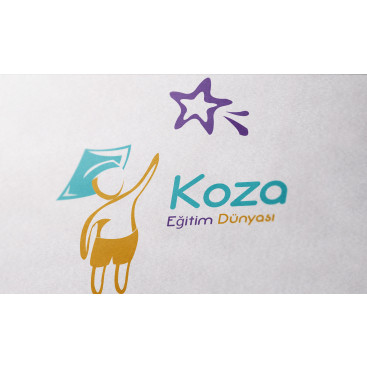 Koza Eğitim Dünyası - Logo Tasarımı yarışmasına tasarımcı NoVVa tarafından sunulan  tasarım 