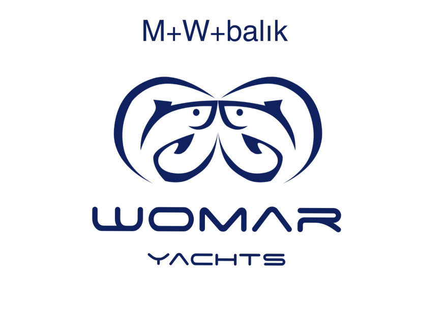 Yeni kurulan yat imalat firmamıza logo yarışmasına tasarımcı muka production tarafından sunulan  tasarım 