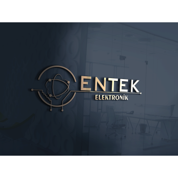 elektironik firma logosu yarışmasına tasarımcı m43mi tarafından sunulan  tasarım 