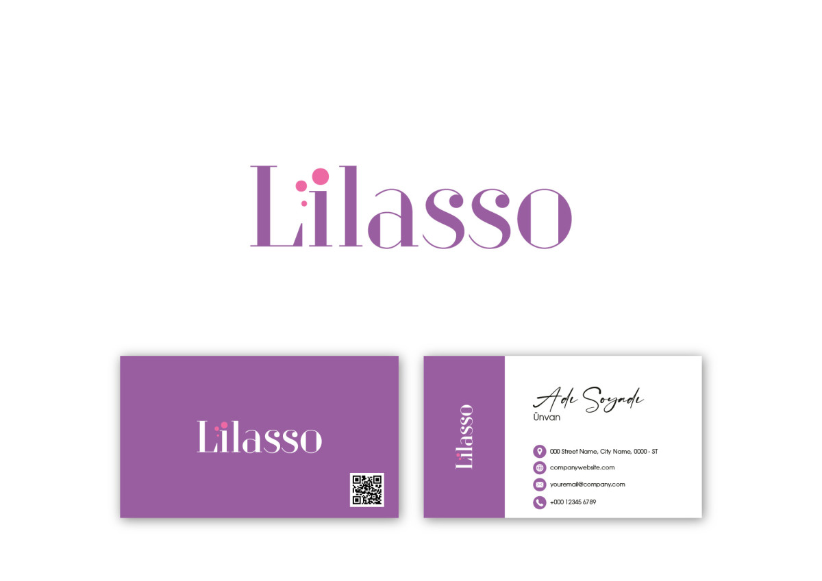 Tasarlayan Jedi-''LİLASSO'' MARKASI İÇİN LOGO-KARTVİZİT