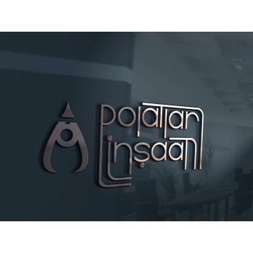 inşaat firmamıza prestijli logo tasarım yarışmasına tasarımcı krds tarafından sunulan  tasarım 