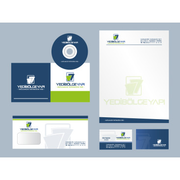 İnşaat firmamız için logo tasarımı yarışmasına tasarımcı volkanKocaman tarafından sunulan  tasarım 