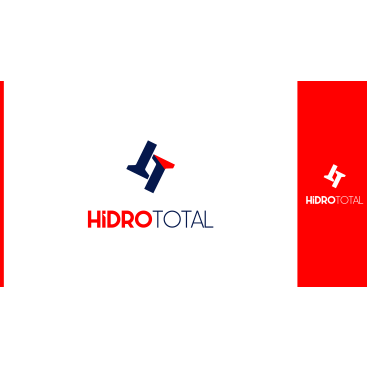 Hidrototal sirketi icin logo tasarimi yarışmasına tasarımcı Logomotif tarafından sunulan  tasarım 
