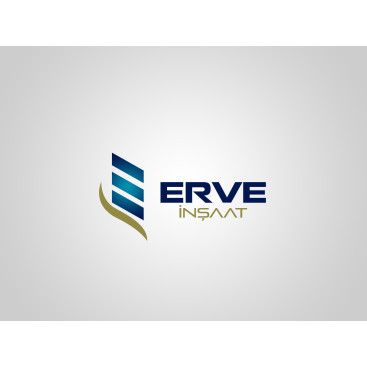 ERVE İnşaat İçin Logo+KurumsalKimlik yarışmasına tasarımcı designburak tarafından sunulan  tasarım 