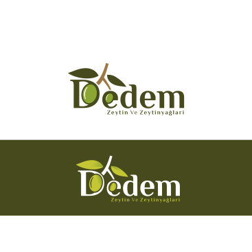 dedem zeytin ve zeytinyağlari için logo yarışmasına tasarımcı grfkismail tarafından sunulan  tasarım 