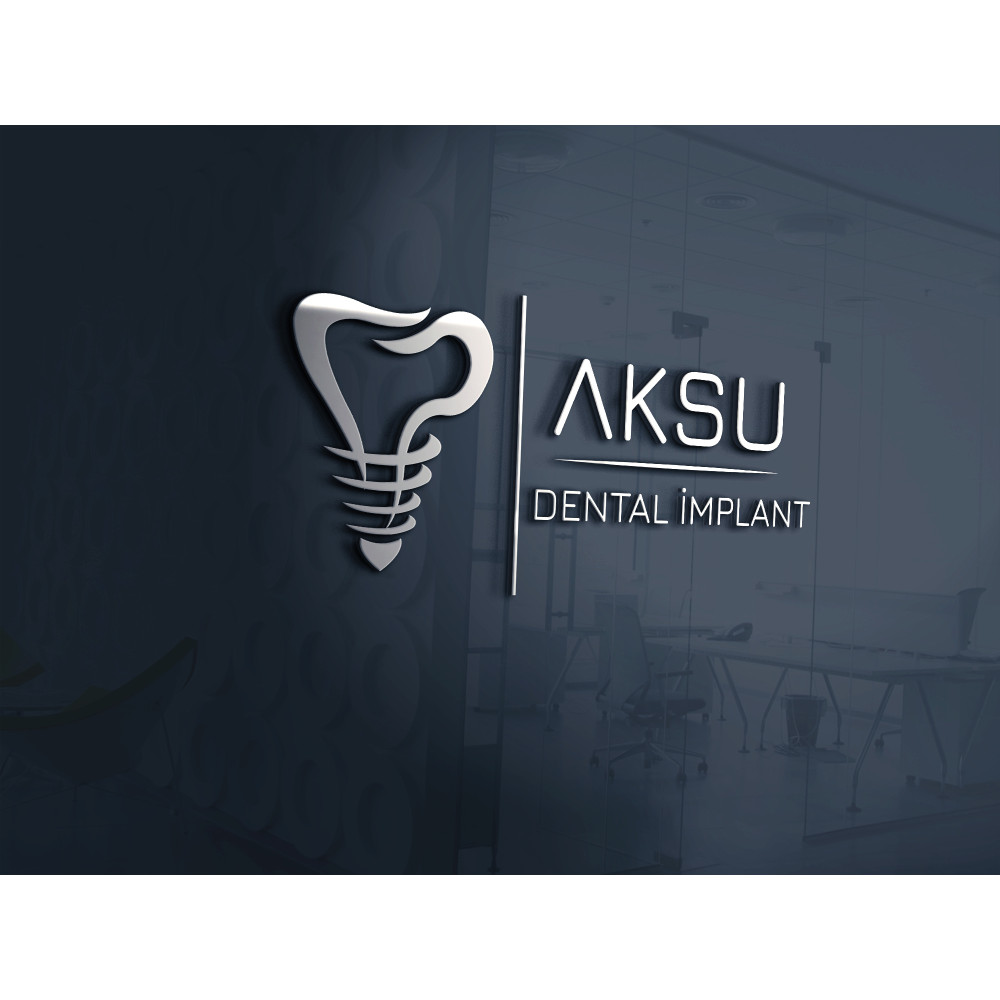 Aksu Dental İmplant Yeni Logosunu Arıyor yarışmasına Burak Özkan tarafından girilen tasarım