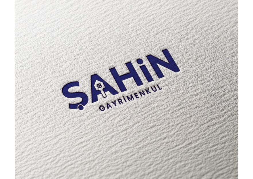 Şahin Gayrimenkul Logo + Kurumsal Kimlik yarışmasına tasarımcı pinkselldesign tarafından sunulan  tasarım 