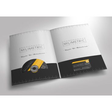 MİLİMETRİC DİZAYN LOGO, KART VE KURUMSAL yarışmasına tasarımcı mrdgsn tarafından sunulan  tasarım 