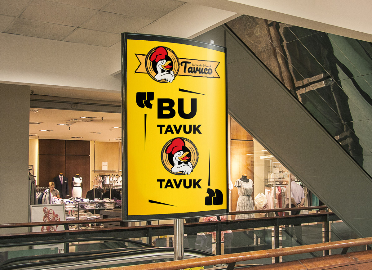 Tasarlayan designedbybaris-Restaurantımıza Dikkat Çekici Görsel