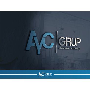 AYC Grup için logo tasarım yarışması yarışmasına tasarımcı SemihGrafik tarafından sunulan  tasarım 