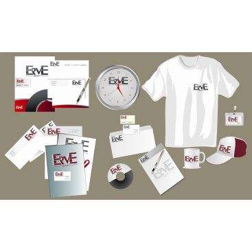 ERVE İnşaat İçin Logo+KurumsalKimlik yarışmasına tasarımcı barpek tarafından sunulan  tasarım 